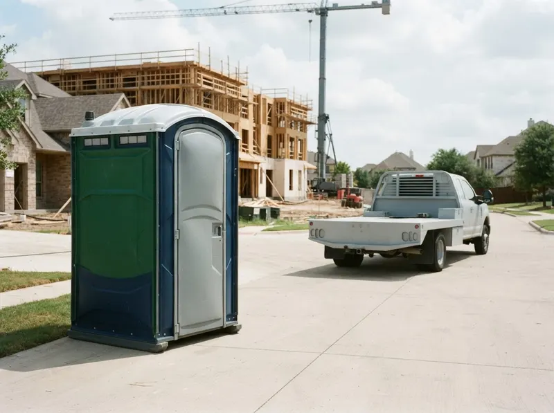 High-Rise Construction Crane Restrooms in Frisco, TX