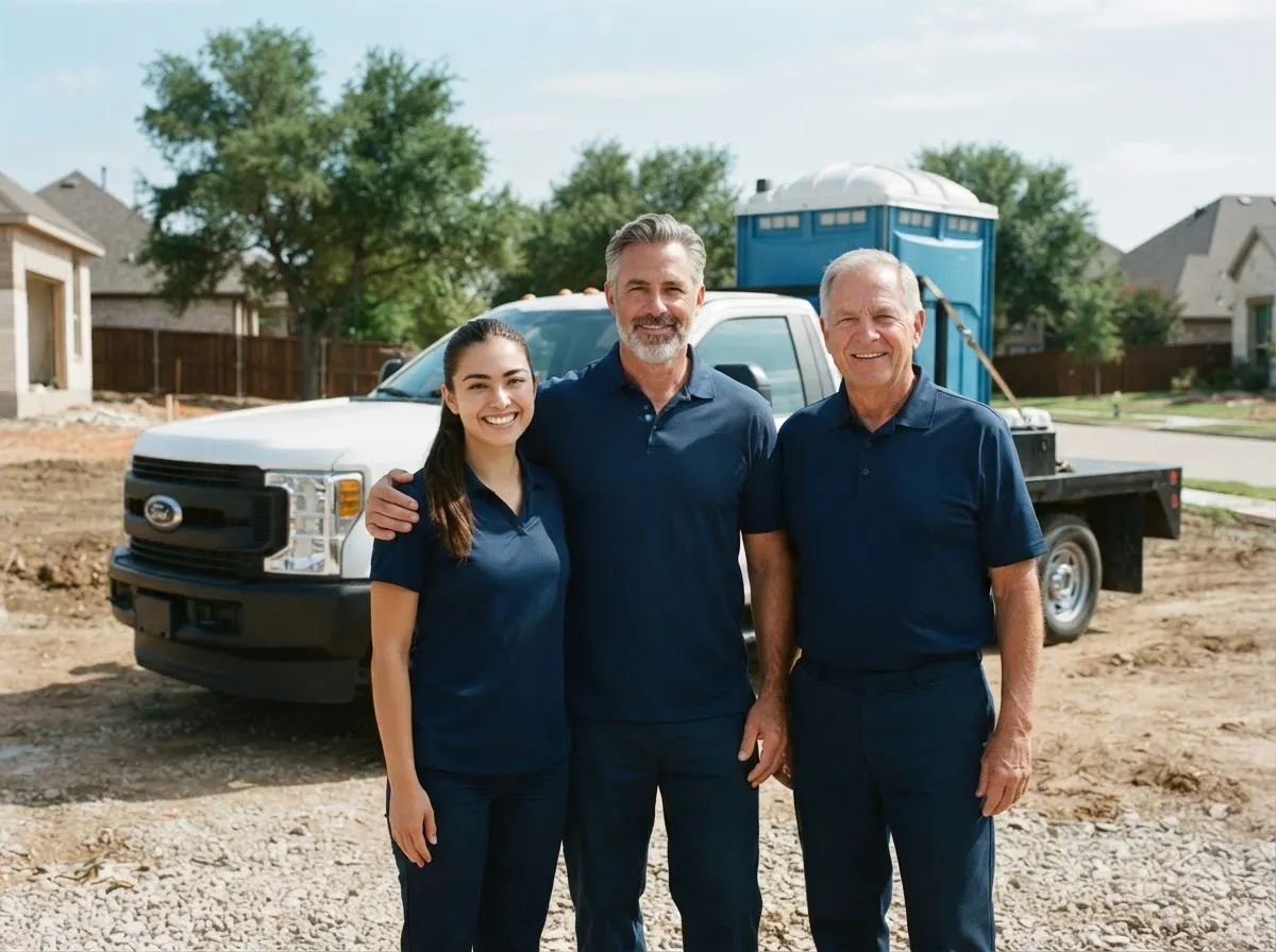 The Prairie Star Porta Potty team — portable toilet rentals in Frisco, TX